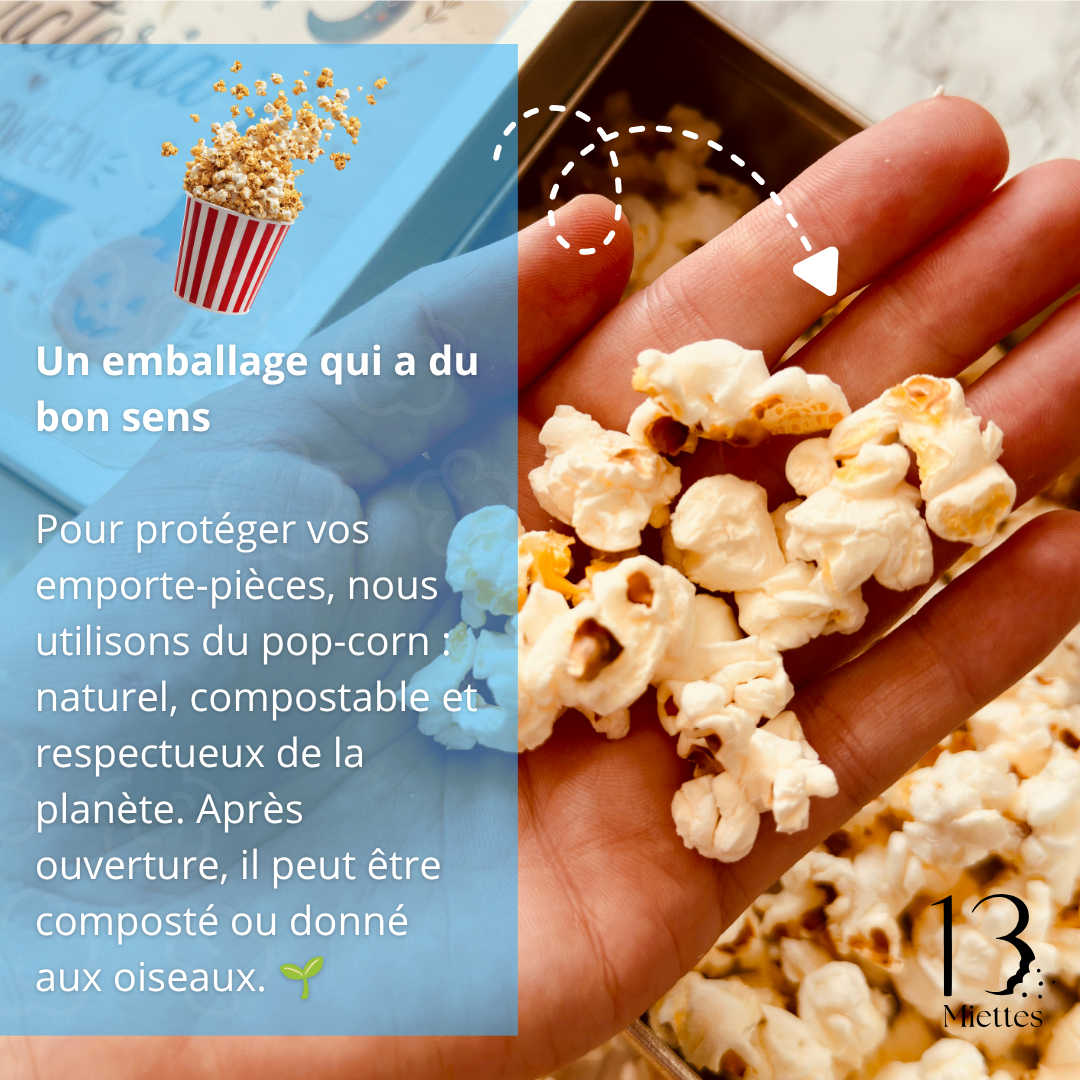Kit emporte-pièces Olympique de Marseille personnalisé – 3 emporte-pièces dont 1 personnalisé + boîte cadeau OM
