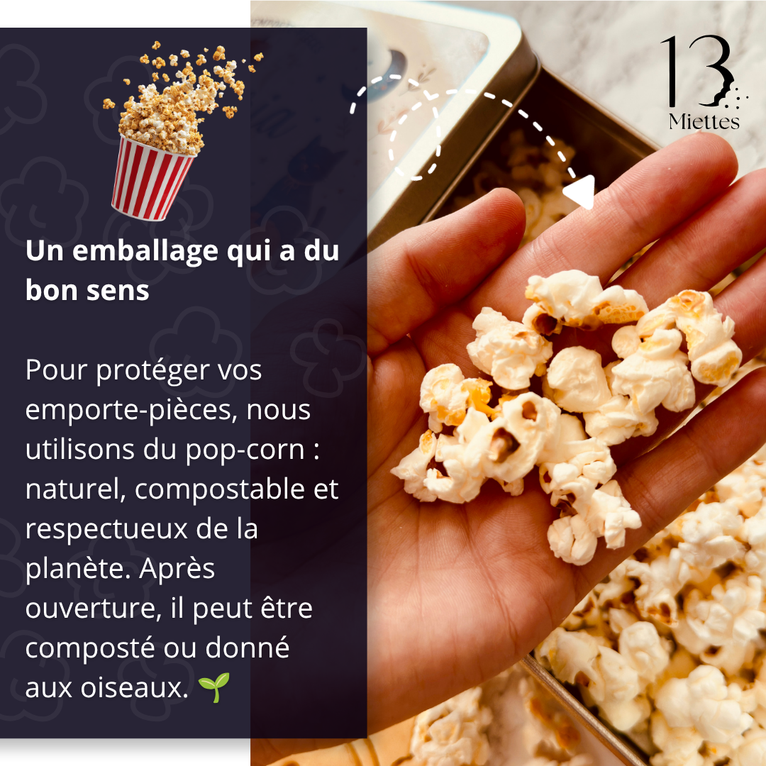 Kit d'emporte-pièces Halloween avec boîte personnalisée.