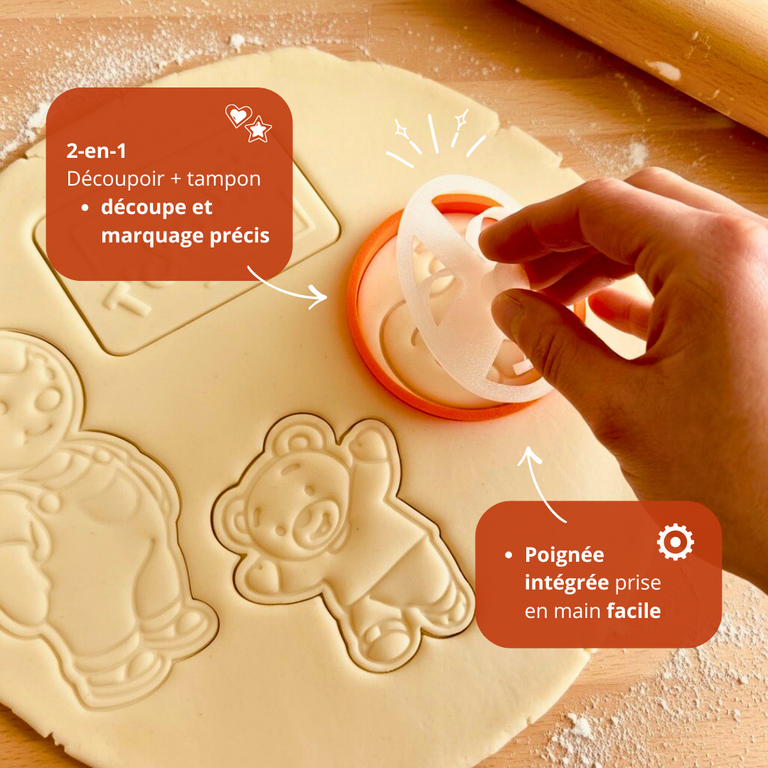 Emporte-pièces Tchoupi – Formes Rigolotes pour Gâteaux