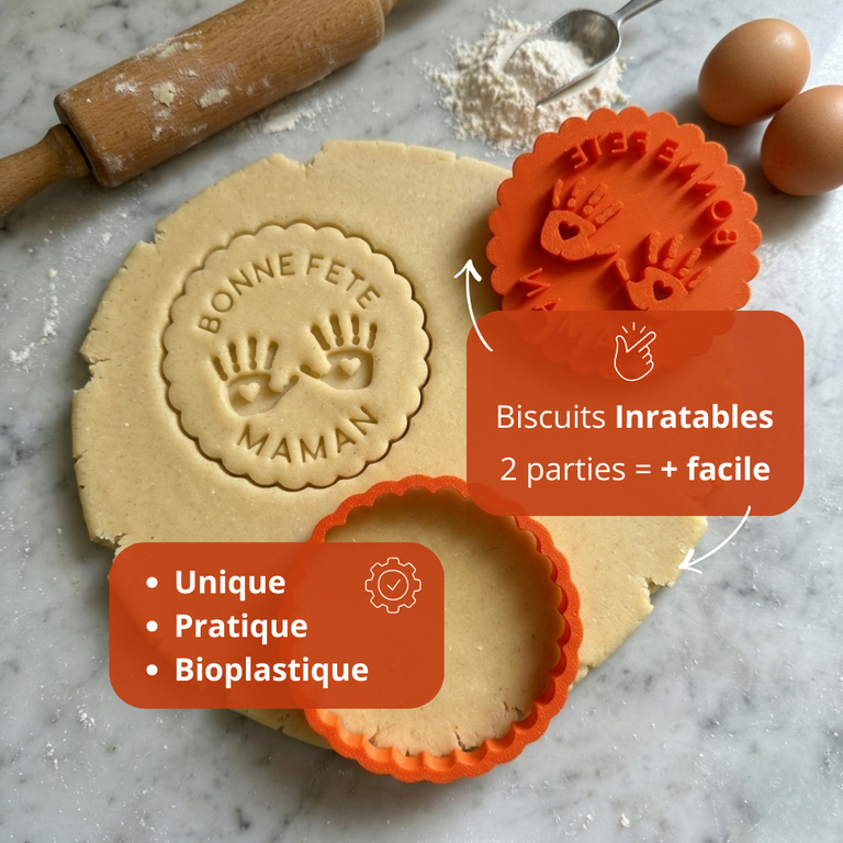 Emporte-pièce empreintes de mains – cadeau Fête des Mères fait maison