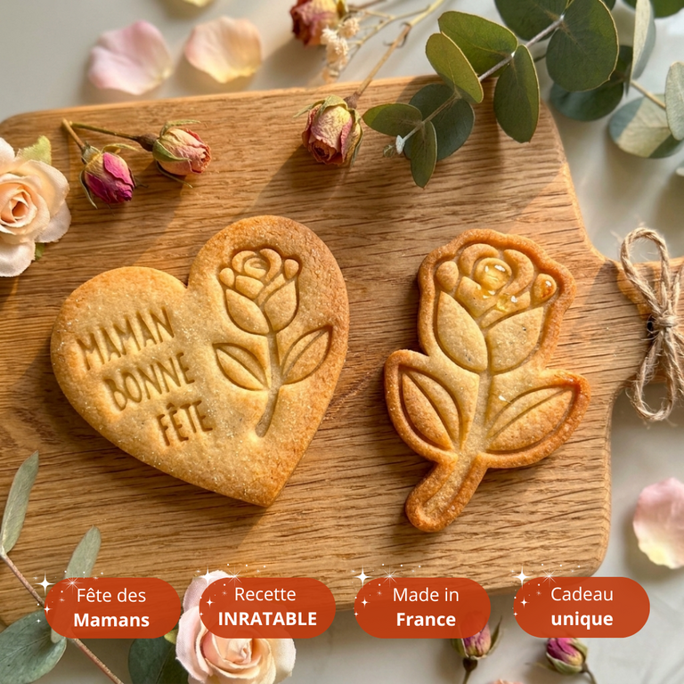 Emporte-pièces fête des mères cadeau pour maman kit fleurs