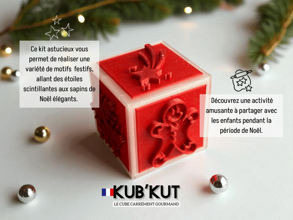 Emporte-pièce de noël Kub'kut carrément gourmand