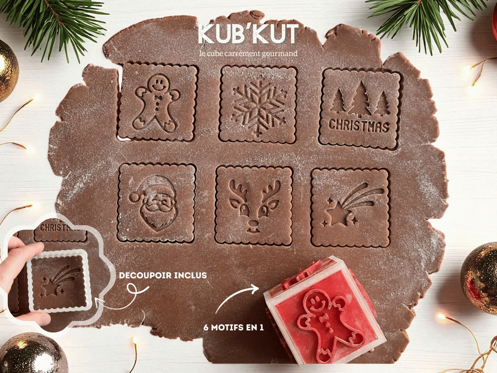 Emporte-pièce de noël Kub'kut carrément gourmand