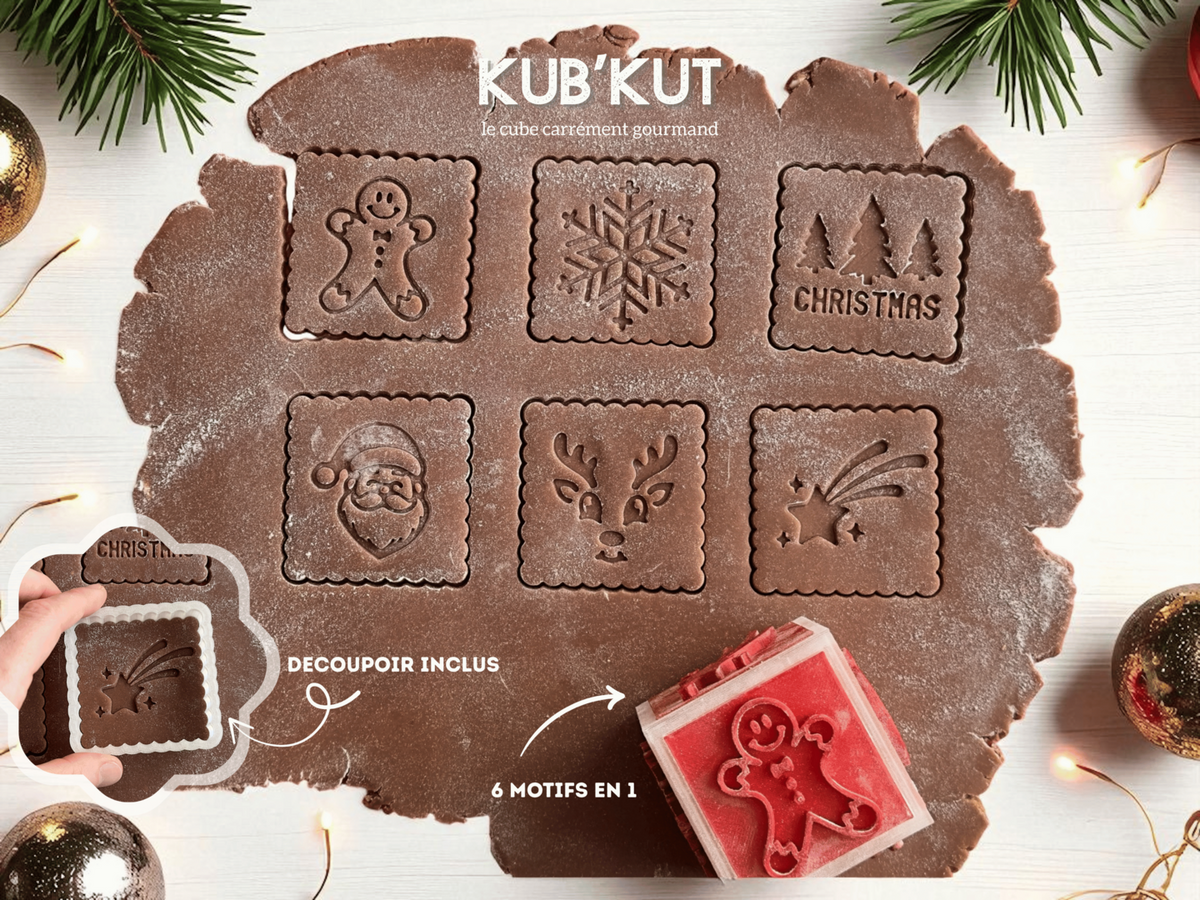 Emporte-pièce de noël Kub'kut carrément gourmand