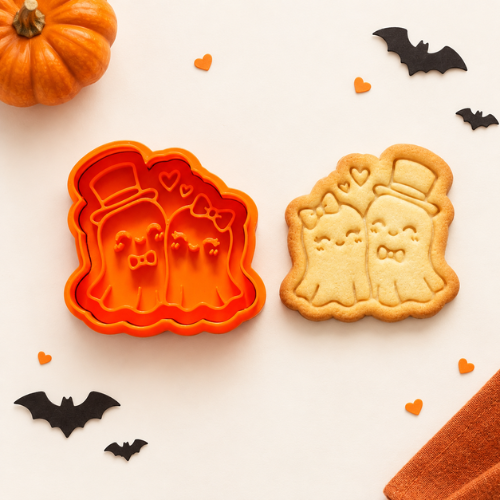Emporte-pièce duo de fantômes amoureux – Halloween