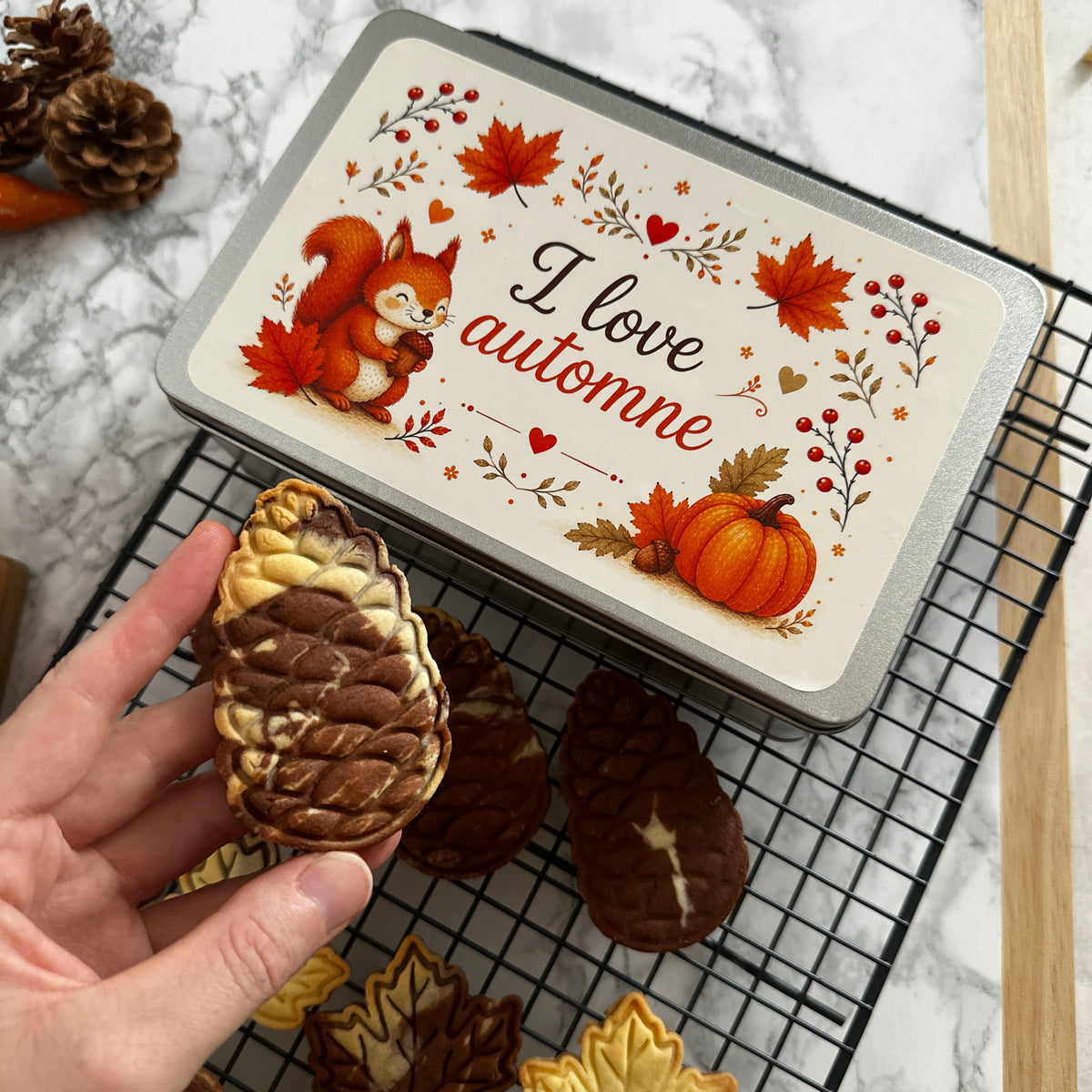 Kit emporte-pièces automnal biscuits d'automne