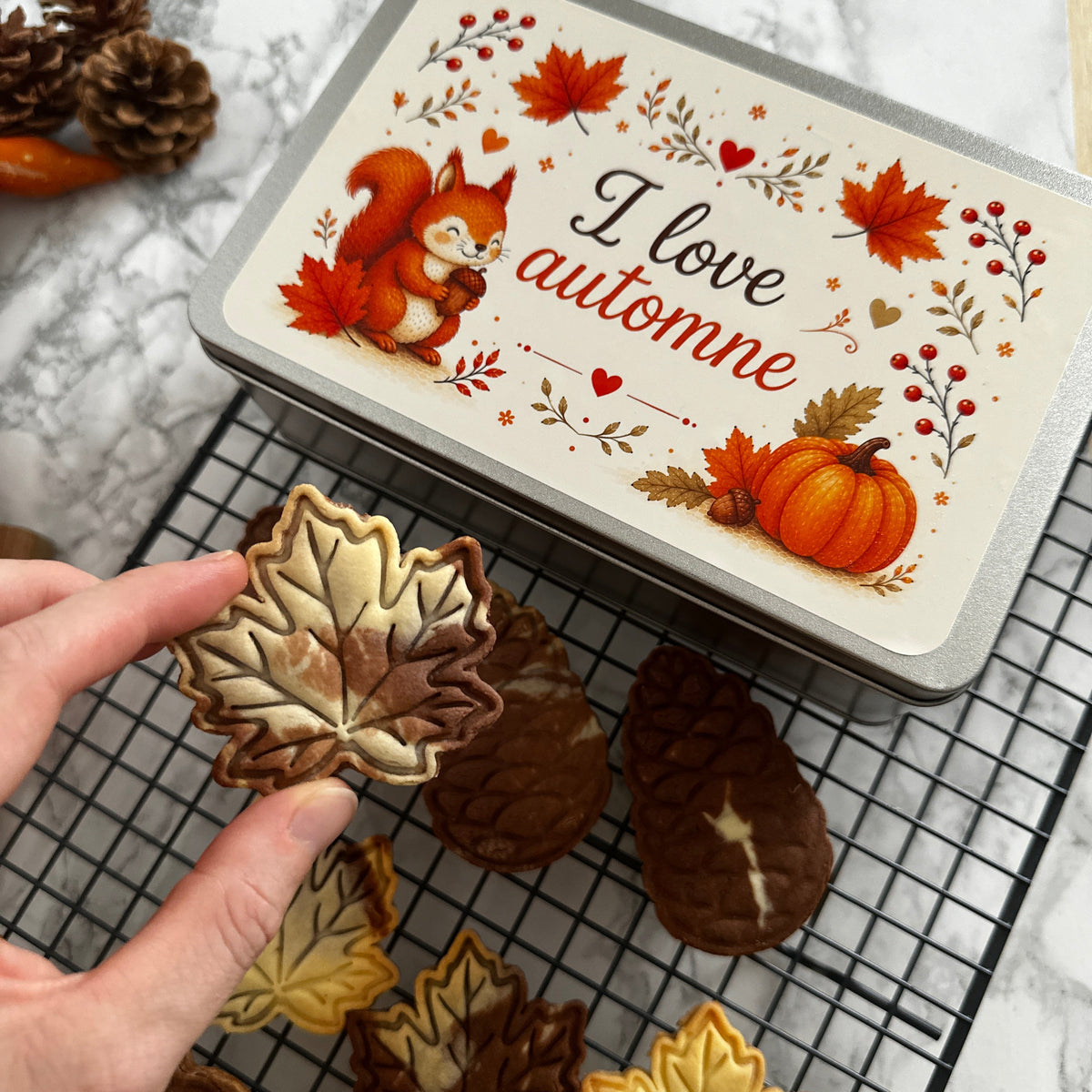 Kit emporte-pièces automnal biscuits d'automne