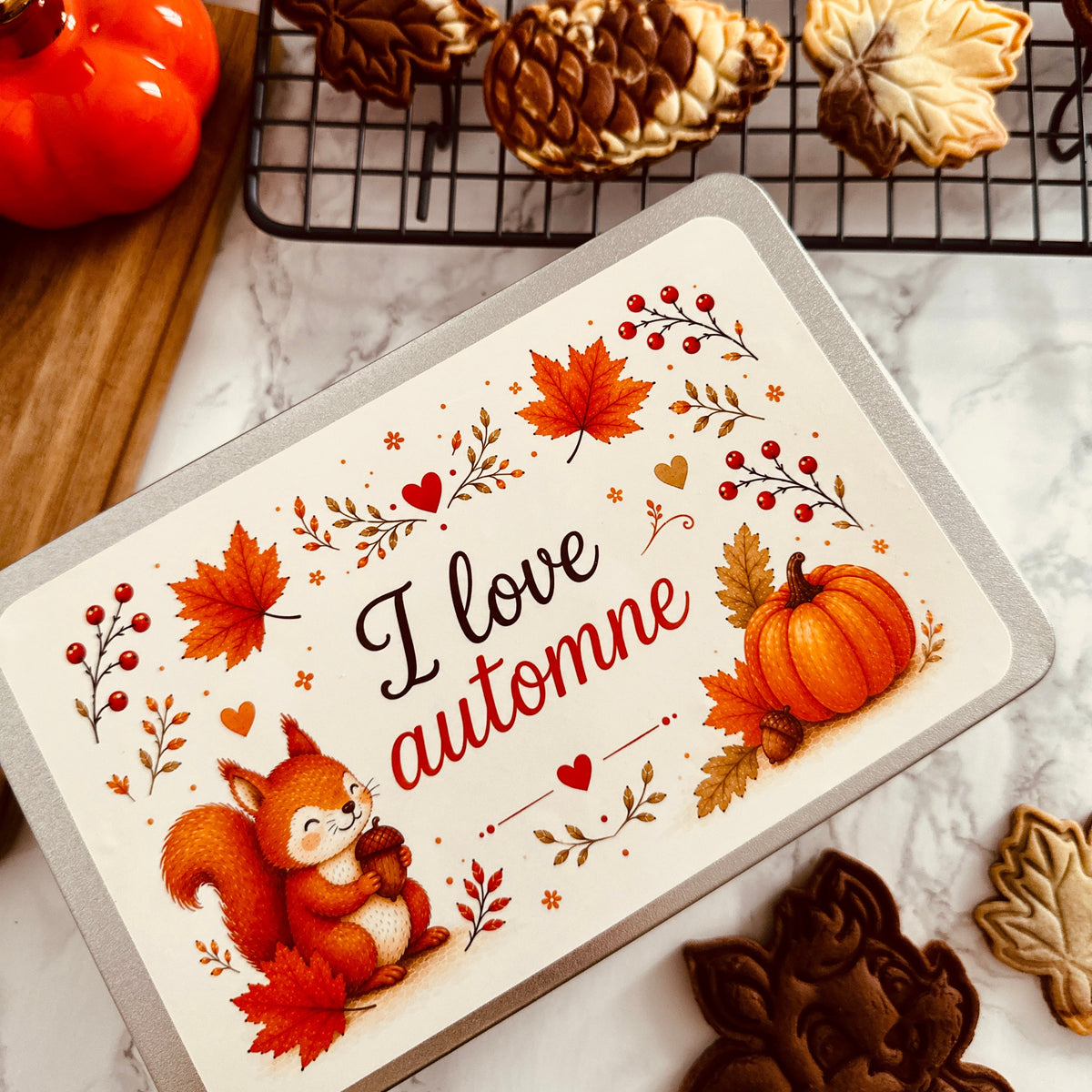 Kit emporte-pièces automnal biscuits d'automne