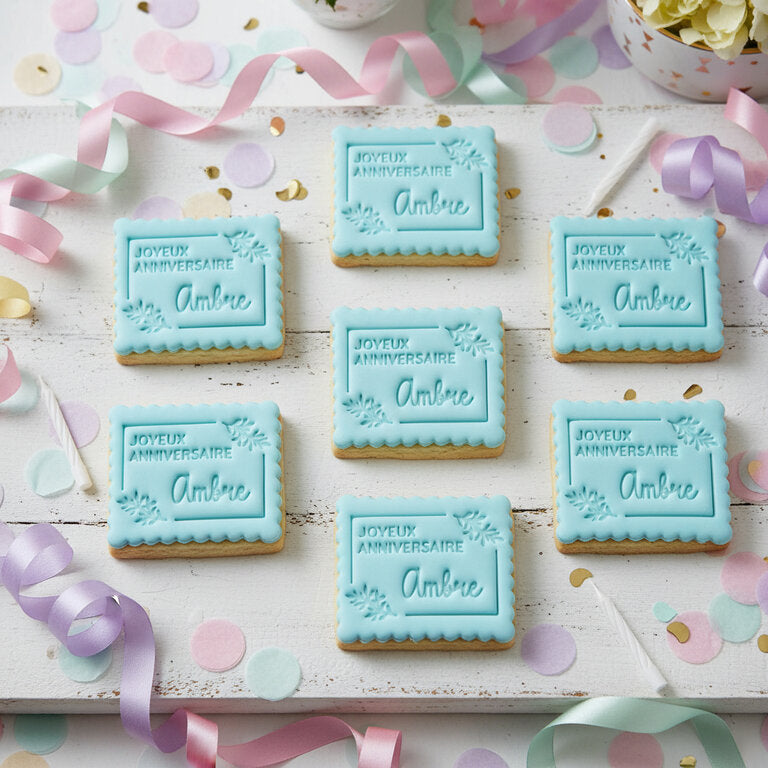 Emporte-pièce anniversaire Personnalisé Biscuit Anniversaire