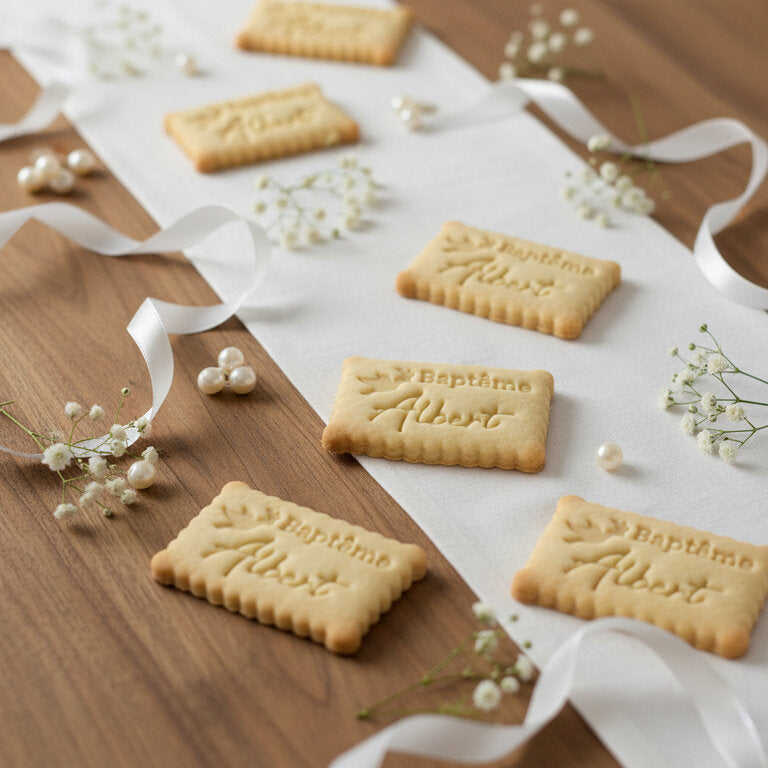 Emporte-pièce baptême personnalisé cadeaux invités biscuits personnalisés
