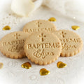 Emporte-pièce baptême personnalisé cadeaux invités biscuits personnalisés