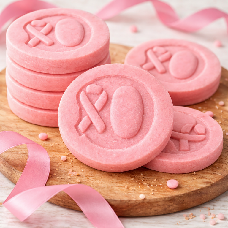Emporte-pièce octobre rose ruban rose ligue contre le cancer