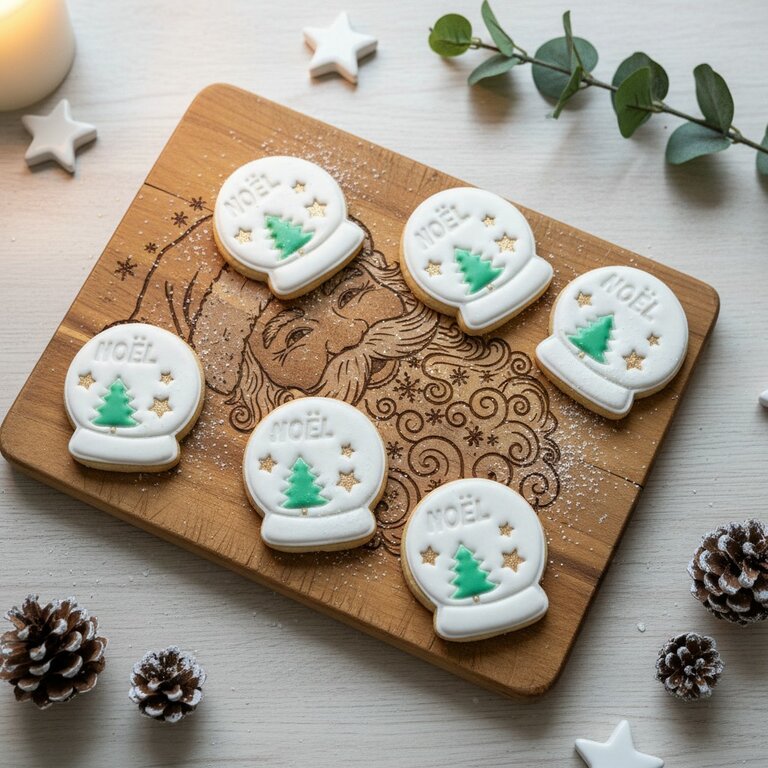 Emporte-pièce boule à neige - Biscuits de noël