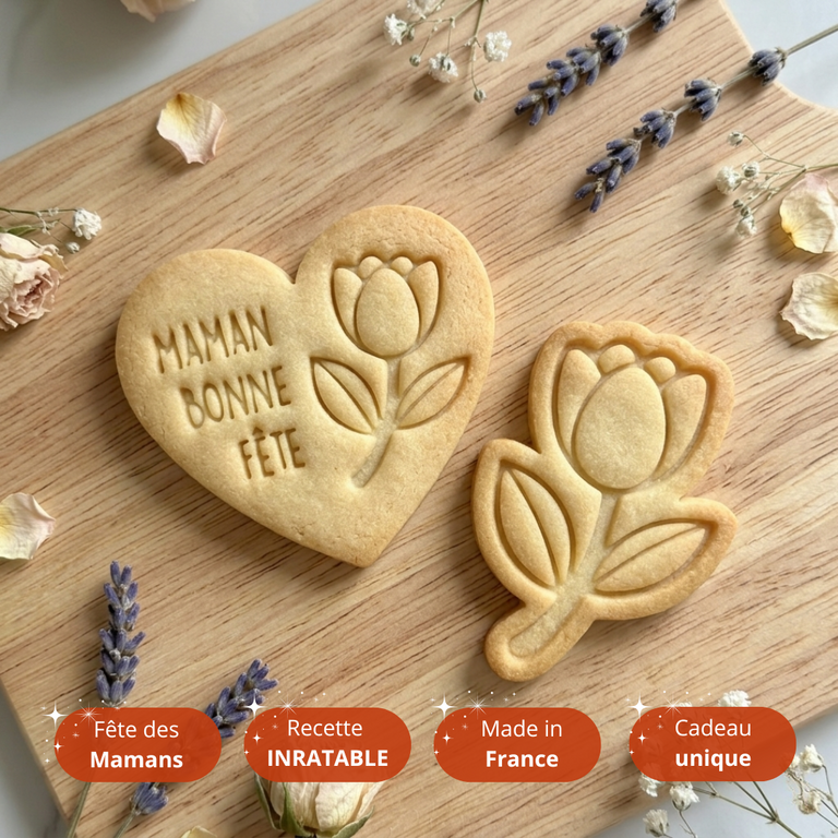 Emporte-pièces fête des mères cadeau pour maman kit fleurs