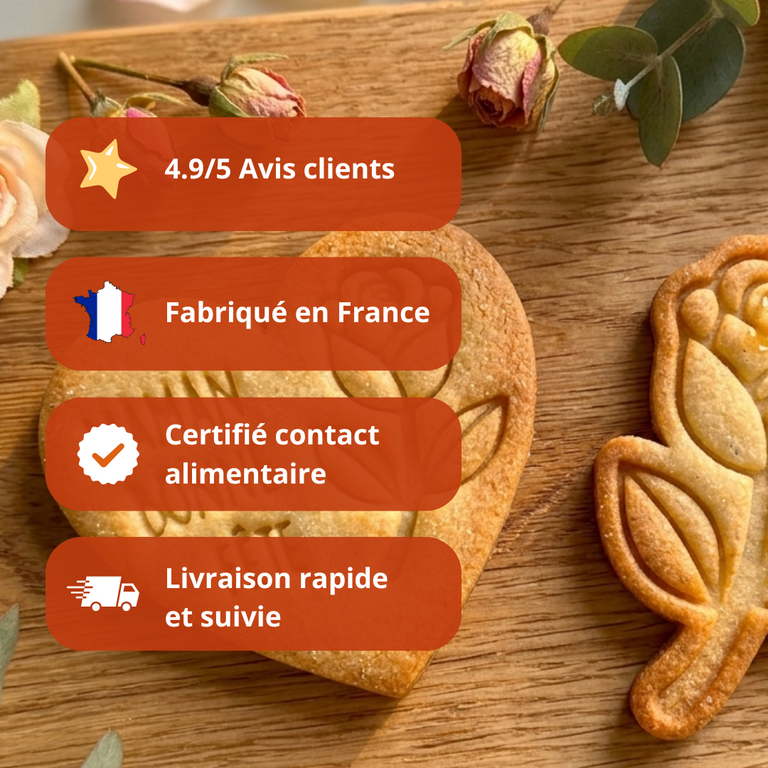 Emporte-pièces fête des mères cadeau pour maman kit fleurs
