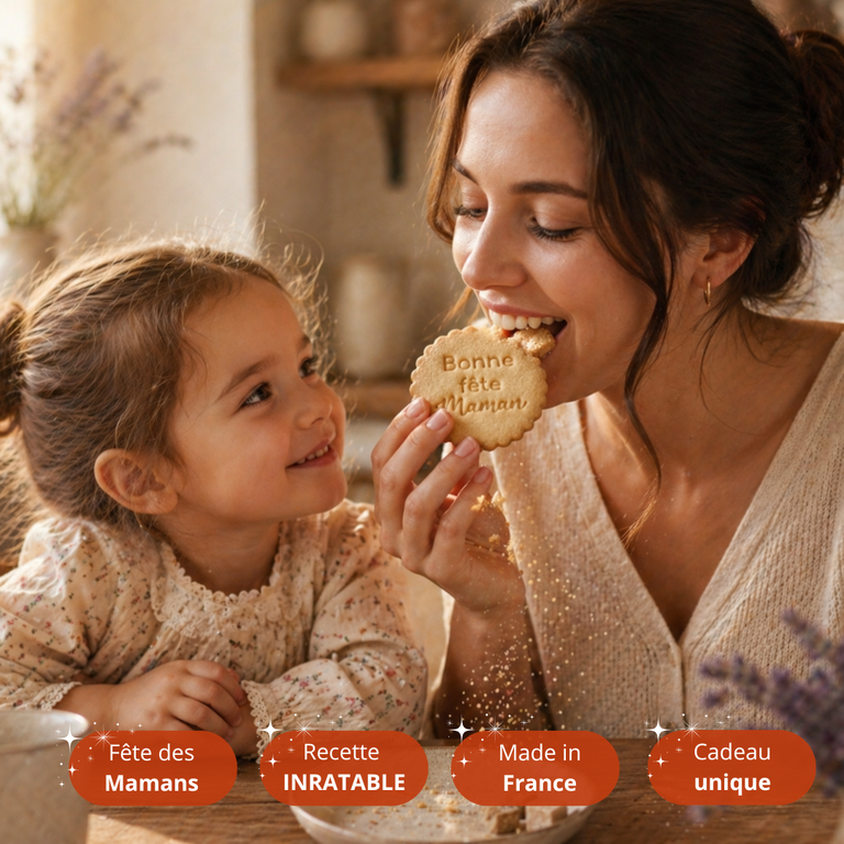 Emporte-pièce Bonne Fête Maman – biscuit fait maison