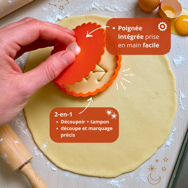Emporte-pièce Constellation Cancer Personnalisé avec Prénom – Biscuit Astrologique