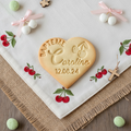 Emporte-pièce baptême personnalisé cadeaux invités biscuits personnalisés