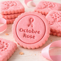 Ausstechform Rosa Oktober für solidarische Kekse