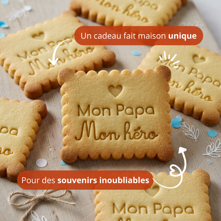 Emporte-pièce Mon Papa Mon Héros – Fête des Pères