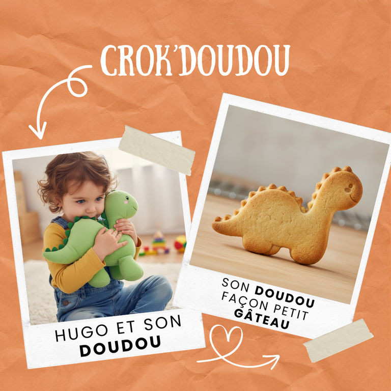 Emporte-pièce Doudou Personnalisé - Transformez son doudou en biscuits souvenirs – Cadeau Unique Enfant Goûter Anniversaire