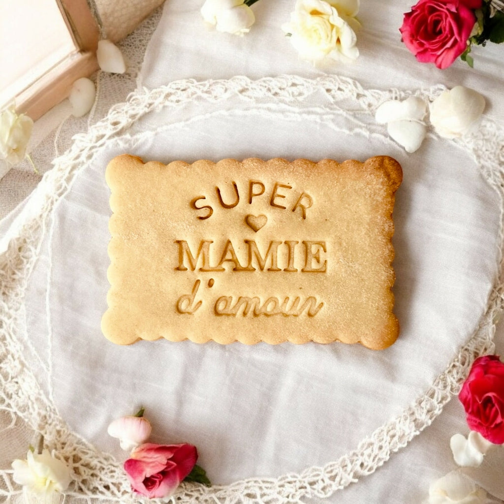 Emporte-pièce fête des grand-mères super mamie ou maman d'amour
