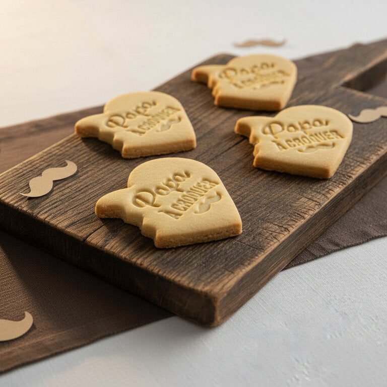 Emporte-pièce Papa à Croquer Cœur – Cadeau Fête des Pères Original