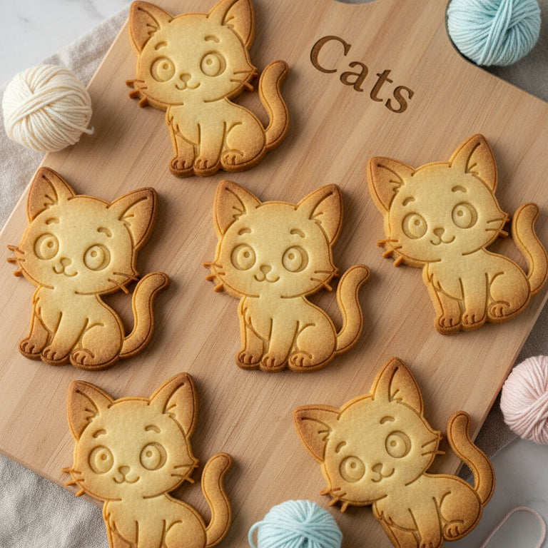 Emporte-pièce Chat pour Biscuits – Moule Pâtisserie en Forme de Chat – DIY Cuisine Créative