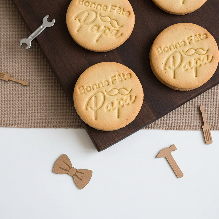 Emporte-pièce Bonne Fête Papa – Biscuits Maison Fête des Pères