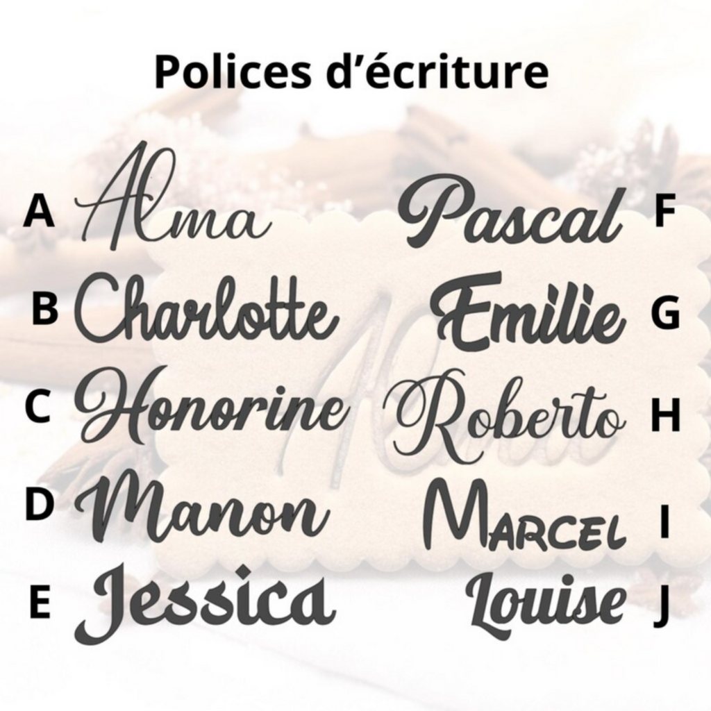 Emporte-pièce petit beurre personnalisé