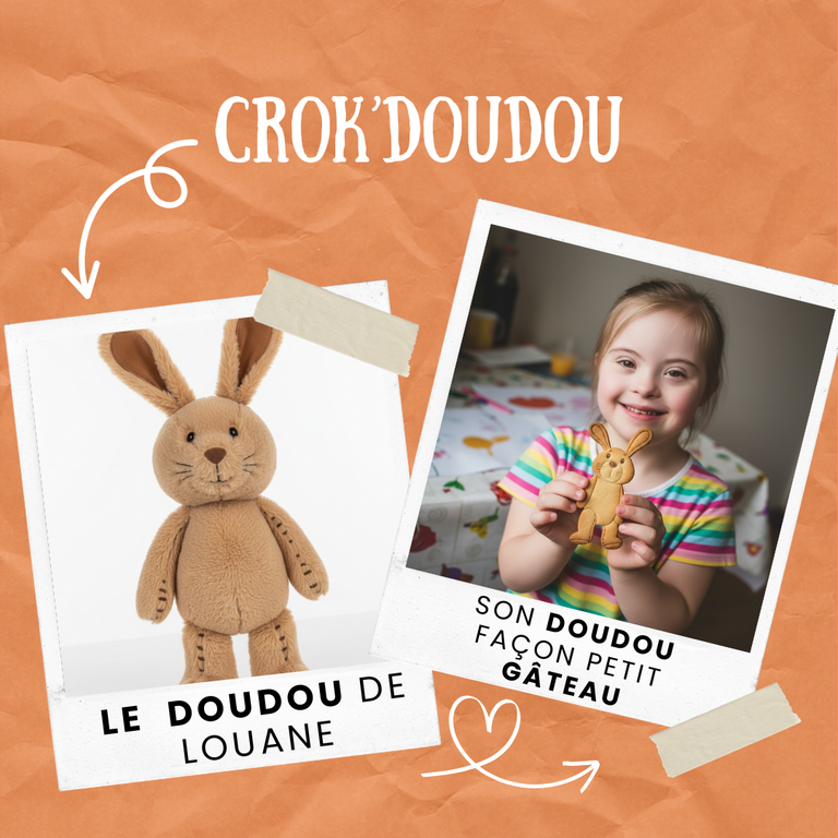 Emporte-pièce Doudou Personnalisé - Transformez son doudou en biscuits souvenirs – Cadeau Unique Enfant Goûter Anniversaire