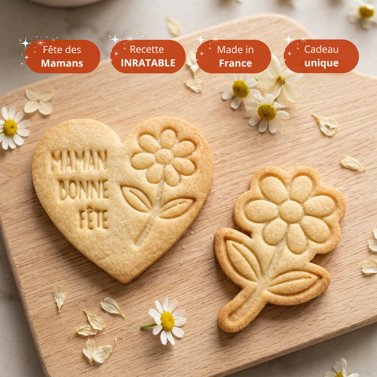Emporte-pièces fête des mères cadeau pour maman kit fleurs