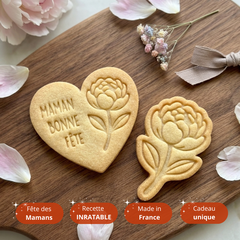 Emporte-pièces fête des mères cadeau pour maman kit fleurs