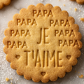 Emporte-pièce Papa je t’aime pour biscuits maison – Fête des Pères