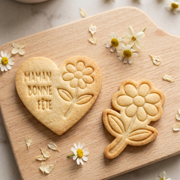 Emporte-pièces fête des mères cadeau pour maman kit fleurs