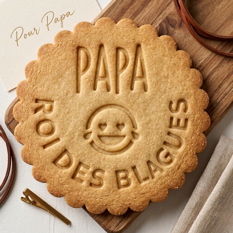Emporte-pièce Papa roi des blagues – Cadeau Fête des Pères original