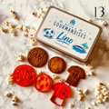 Kit emporte-pièces Olympique de Marseille personnalisé – 3 emporte-pièces dont 1 personnalisé + boîte cadeau OM