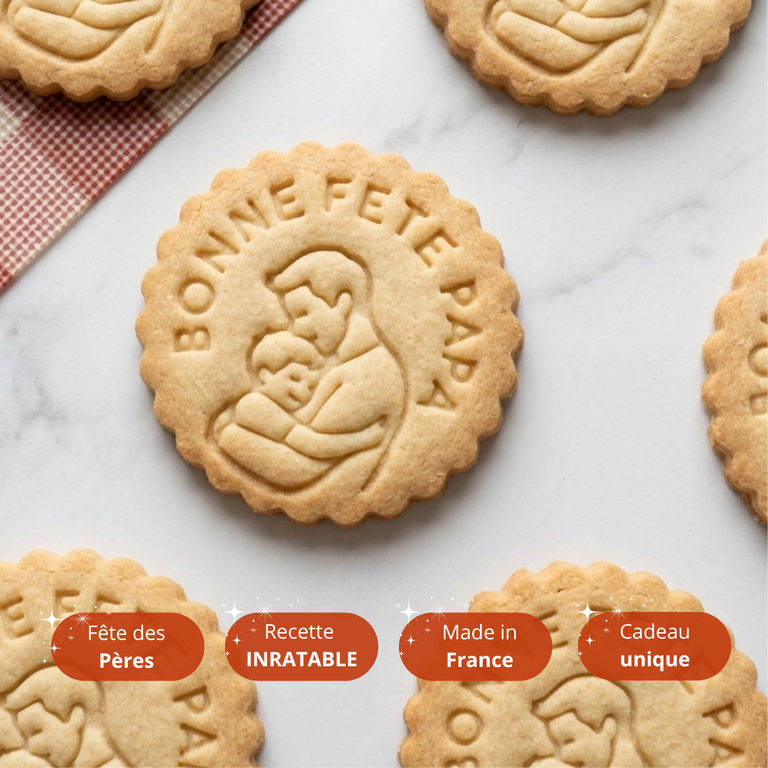 Emporte-pièce Fête des Pères Papa – Biscuit original idée cadeau gourmand