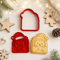 Emporte-pièce de noël personnalisé hérisson de noël avec prénom