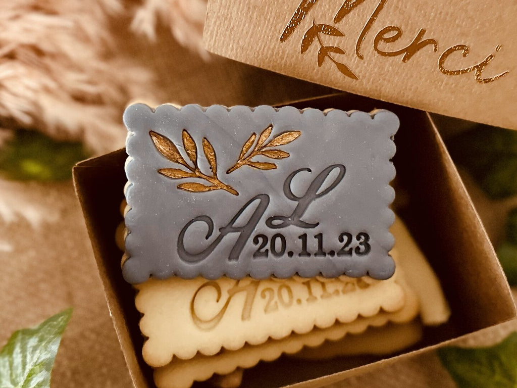 Emporte-Pièce mariage personnalisé cadeaux invités biscuits personnalisés