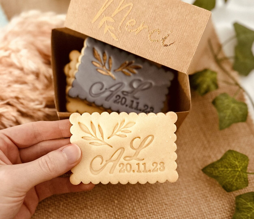 Emporte-Pièce mariage personnalisé cadeaux invités biscuits personnalisés