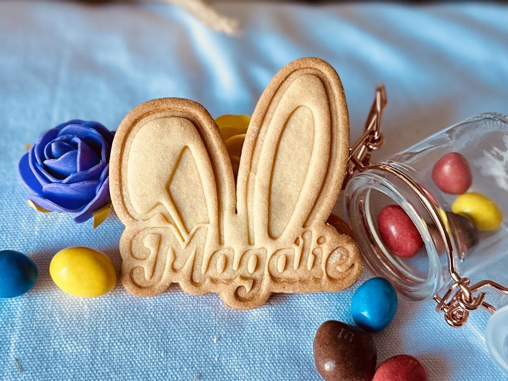 Emporte-pièce de Pâques oreilles de lapin personnalisées