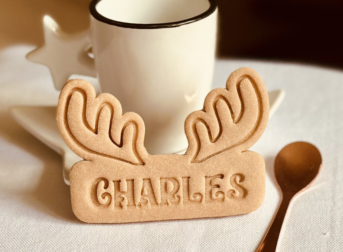 Emporte-pièce marque-place renne Reindeer place card