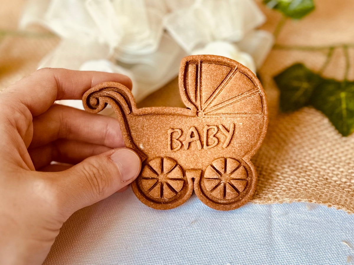 Emporte-pièce Landau baby shower cadeau annonce grossesse