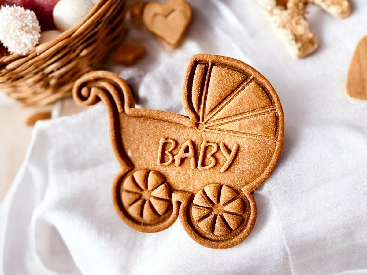 Emporte-pièce Landau baby shower cadeau annonce grossesse