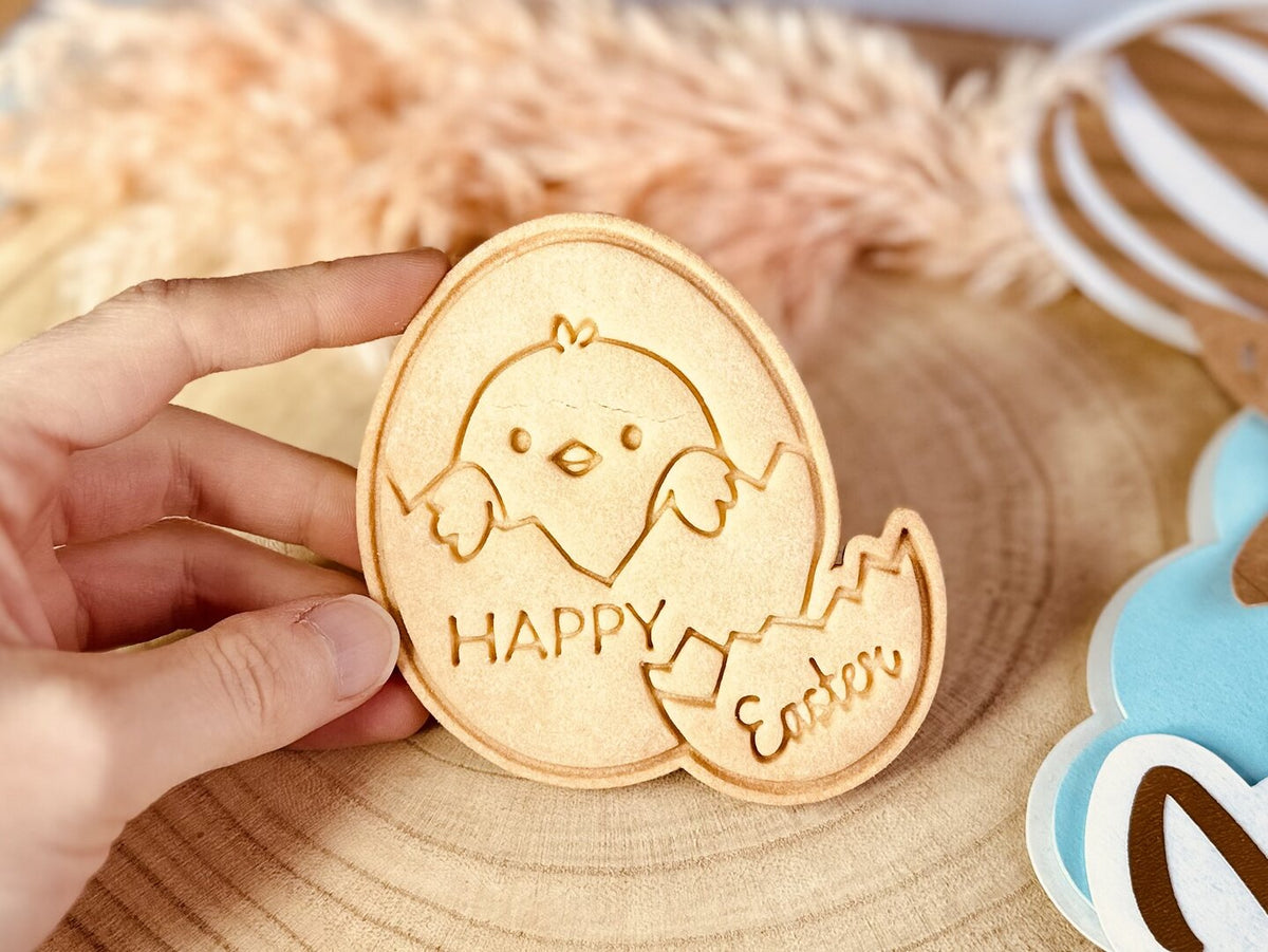 Emporte-pièce de pâques "happy easter" gâteau de pâques
