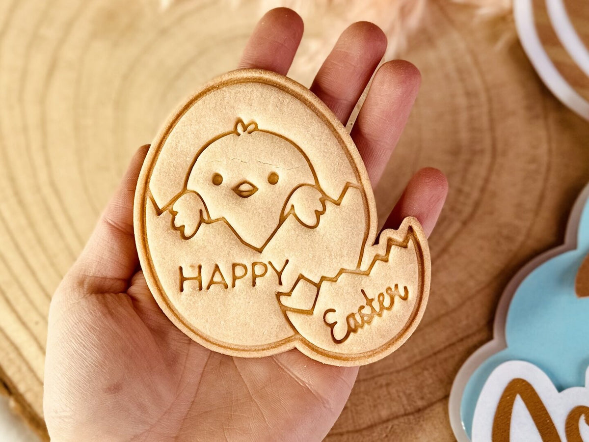 Emporte-pièce de pâques "happy easter" gâteau de pâques
