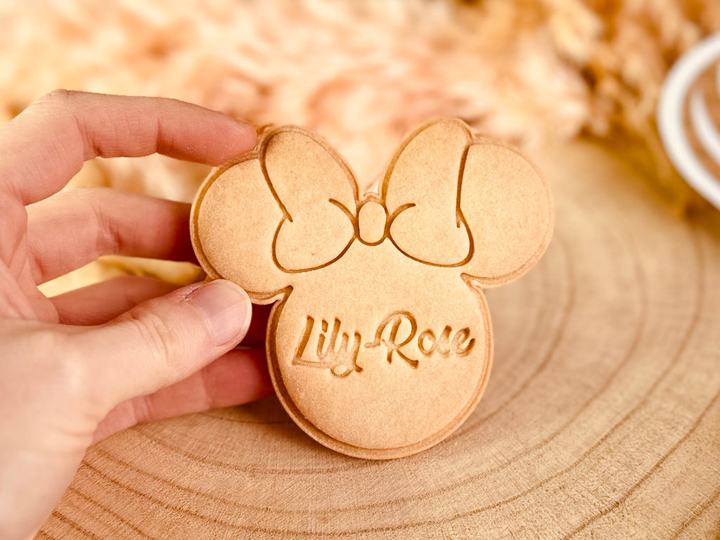 Emporte-pièce Minnie & Mickey personnalisé