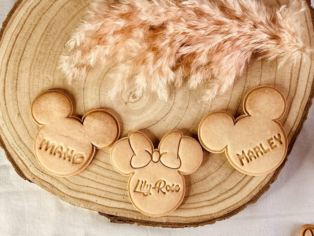 Emporte-pièce Minnie & Mickey personnalisé