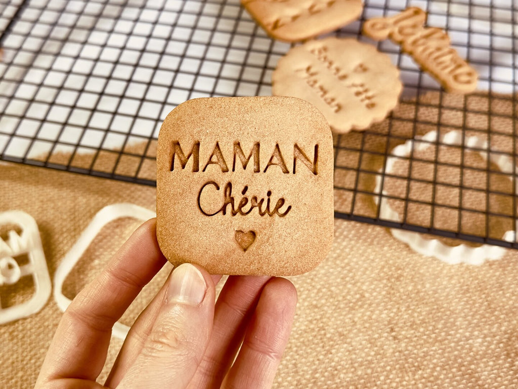 Emporte-pièce Maman Chérie cadeau pour fête des mères